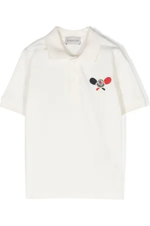 Moncler Logo-patch cotton polo shirt