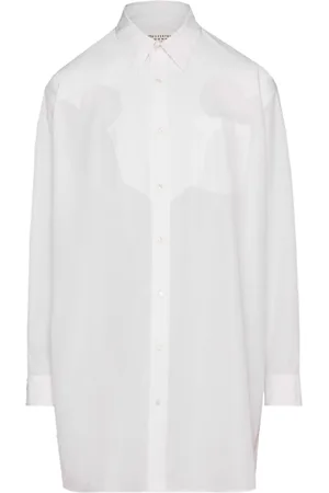 Maison Margiela Cotton-poplin mini shirtdress