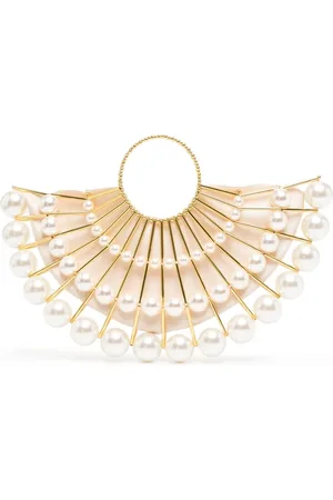 VANINA Le Soubresaut faux-pearl mini bag
