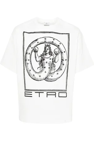 Etro Graphic-print cotton T-shirt
