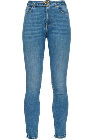 Pinko Belted skinny jeans