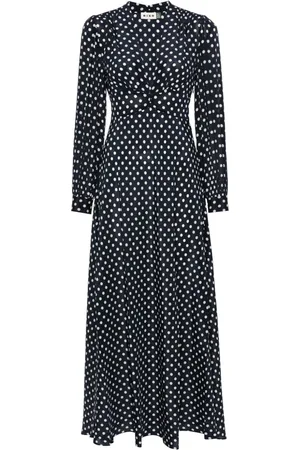 RIXO London Emory polka dot maxi dress