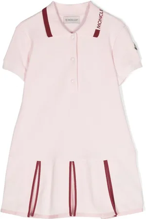 Moncler Logo-embroidered polo shirt dress