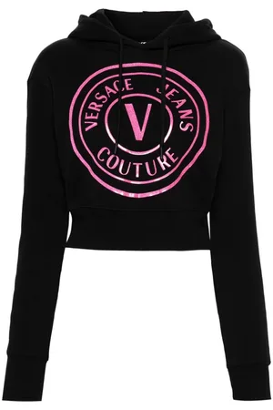 HOT Versace Greca Symbol Luxury Crop Top Hoodie Legging