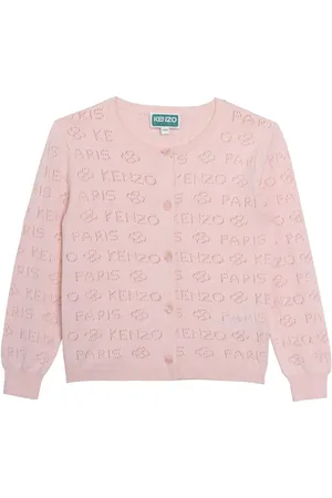 Kenzo Pointelle-knit cotton cardigan