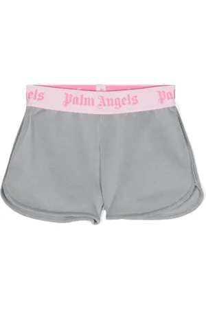 Palm Angels Logo-waistband track shorts