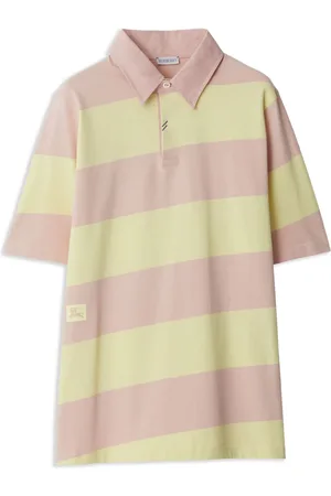 Burberry Striped cotton polo shirt