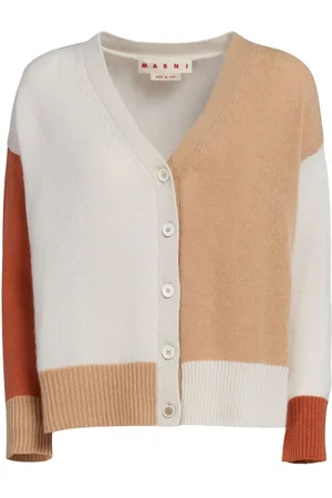 Marni Colour-block cashmere cardigan