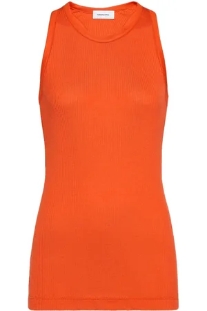 Salvatore Ferragamo Round-neck silk-blend top