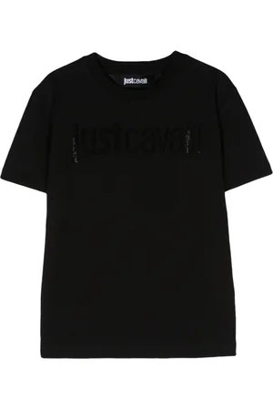 Roberto Cavalli Rhinestone-embellished cotton T-shirt