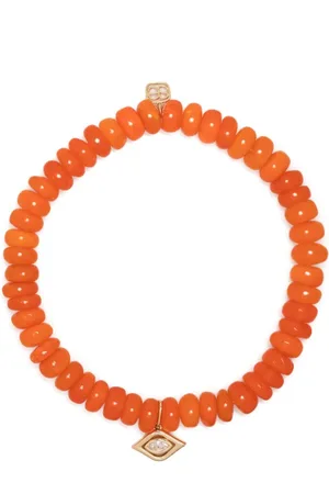 Sydney Evan 14kt yellow Evil Eye opal bracelet