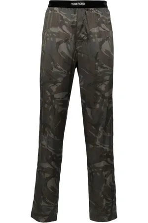 Tom Ford Camouflage satin pajama pants
