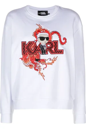 Karl Lagerfeld Ikonik Karl-logo organic cotton sweatshirt