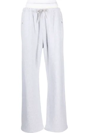 Alexander Wang Logo-waistband layered track pants