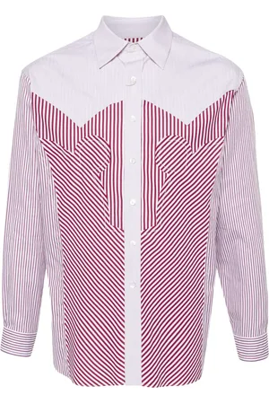 Maison Margiela Yoke stripe cotton shirt