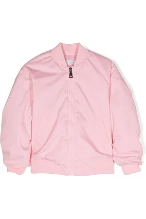 MONNALISA Ruched-trim bomber jacket