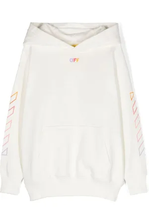 OFF-WHITE Diag-stripe-print cotton hoodie