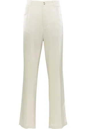 Nanushka Satin straight-leg trousers