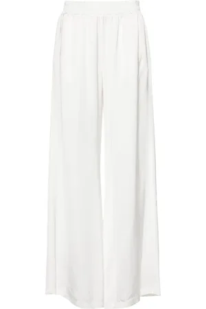 Fabiana Filippi Wide-leg satin trousers