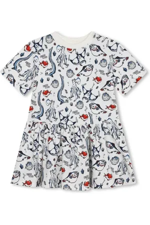 Kenzo Ocean-print cotton dress