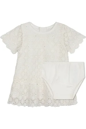 Michael Kors Floral-lace cotton dress