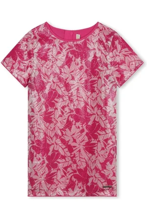 Michael Kors Leaf-print sequin-embellished dress