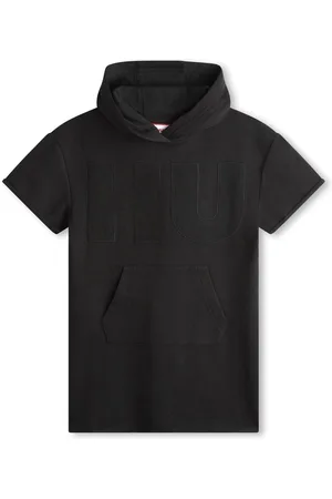 HUGO BOSS Logo-appliqu?? hooded minidress
