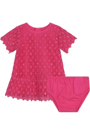 Michael Kors Floral-lace cotton dress