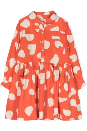 Molo Heart-print flared dress