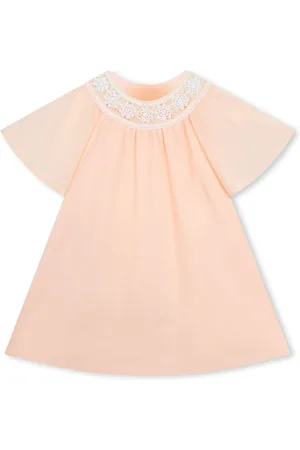 Chloé Embroidered-design organic cotton dress