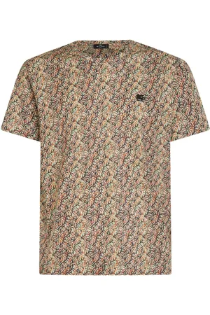 Etro Palm tree-print cotton T-shirt