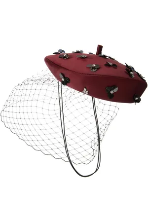 Le Mont St Michel Tess crystal-embellished beret