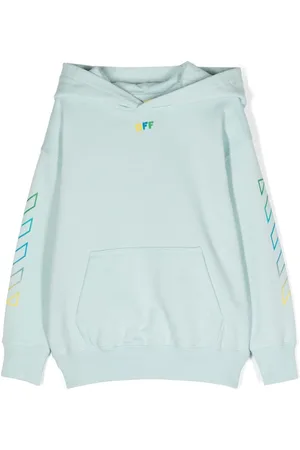OFF-WHITE Diag-stripe-print cotton hoodie