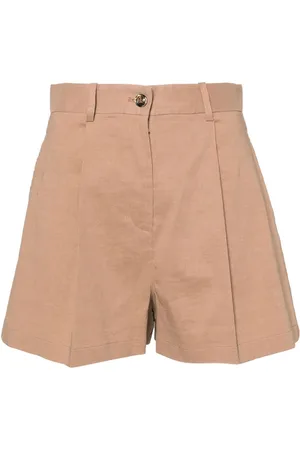 Pinko Tailored linen-blend shorts