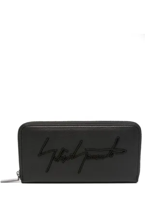 YOHJI YAMAMOTO Logo-embossed leather wallet