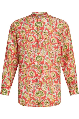 Etro Floral-print button-up shirt