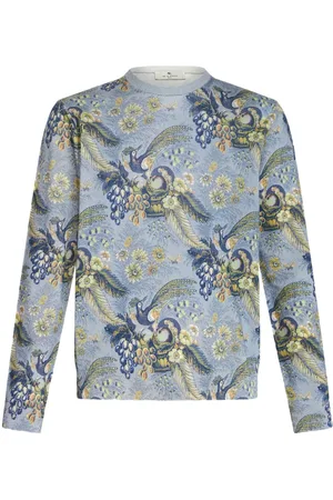 Etro Pegaso-jacquard cotton jumper