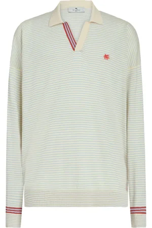 Etro Pegaso striped polo shirt