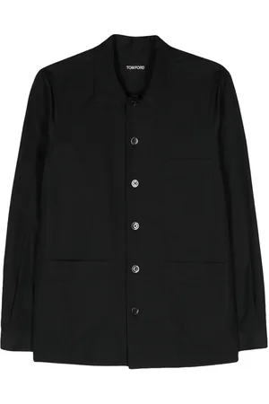 Tom Ford Classic-collar cotton-blend shirt