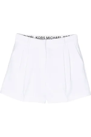 Michael Michael Kors organic cotton belted shorts - Blue