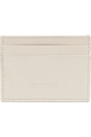 UMA WANG Logo-debossed leather cardholder