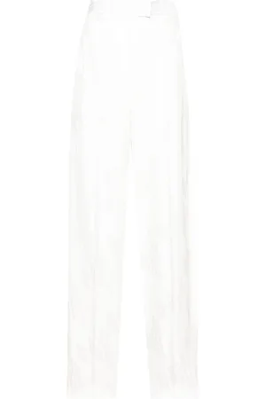 The Attico Logo-jacquard trousers