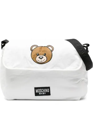 Moschino Teddy Bear-print changing mat and bag set