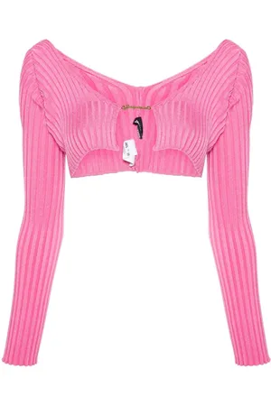 Jacquemus La Maille ribbed shrug cardigan