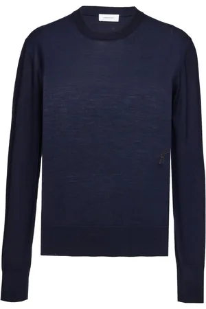 Salvatore Ferragamo Logo-embroidered crew-neck jumper