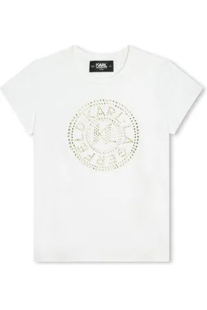 Karl Lagerfeld Logo-embellished jersey T-shirt