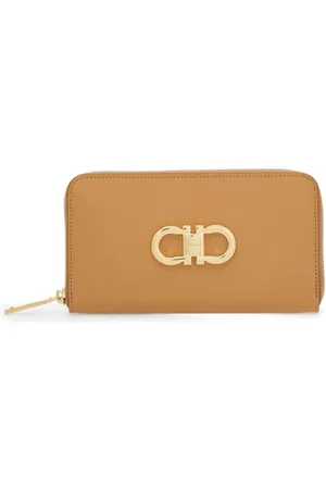 Salvatore Ferragamo Gancini leather continental wallet