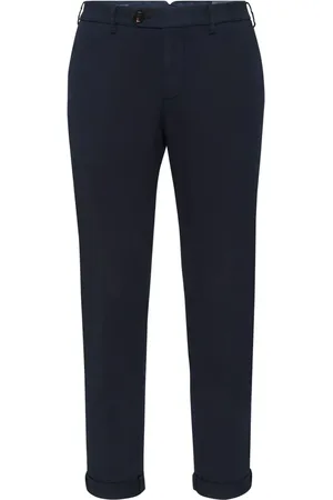 Brunello Cucinelli Mid-rise button-fastening chinos