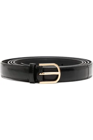 Totême Wrap logo-engraved leather belt