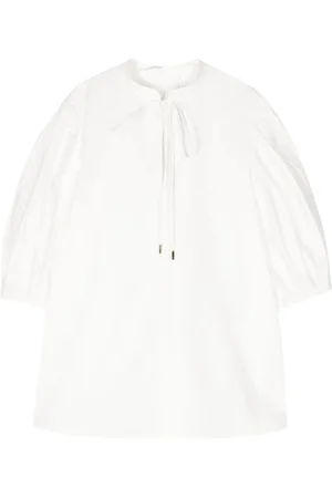 Chloé Balloon-sleeve cotton blouse